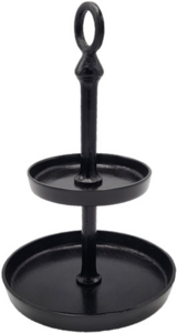 2 Laags Etagere - Candy - Black Antique