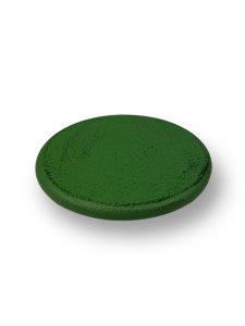 Gietijzeren schotel, schotel in groen