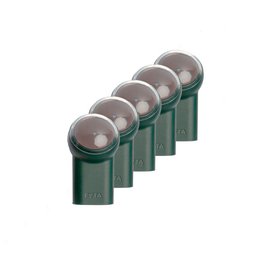  5 green grow light beams with adjustable stall length for indoor plant cultivation