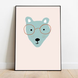 Polar bear poster nursery