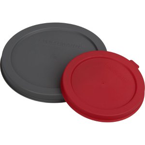 Set van 2 plastic deksels voor Fackelmann blikken en potten