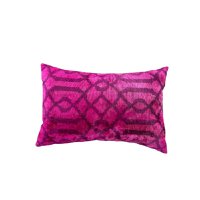 Velvet Ikat Cushion Nouveau 60x40 cm