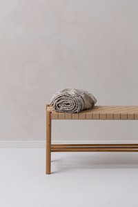 Natuurlijk gemêleerd linnen hoeslaken/platlaken