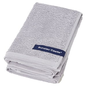 Bunzlau Castle Cleaning Cloth, 30cm, Grey, 2-pack