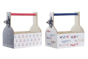 PORTAVASOS MDF 27X16,5X25,5 6B, COSTA 2 SURT. PC193030