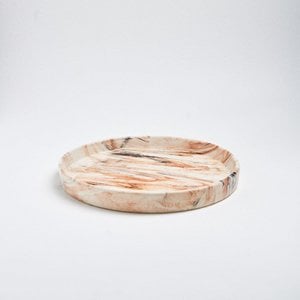 Marble Round Tray 28cm