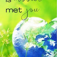 Minikaartje 'Wereld=Mooier'