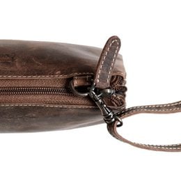 Skuldertaske I 3 farver Buffalo Læder - Festivaltaske - Lædertaske Lille - Crossbody taske til kvinder Læder - Str. L