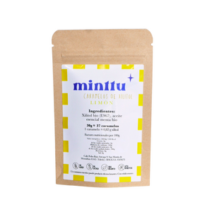 Minttu Caramelos 100% de Xilitol - Limón 30g