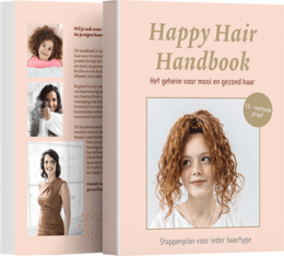 A book about caring for curly, wavy, and frizzy hair types with tips and advice.