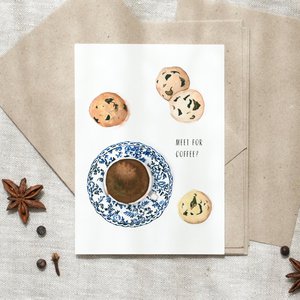 Postkarte · Meet for coffee