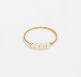 Gurk - Pearl Ring Gold