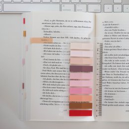 Light Rose | Ordinate 200 pieces of adhesive strips | Transparent Sticky Notes | sticky notes | Index Tabs sticky notes | Writeable sticky markers pastel | stationary supplies | Books accessories