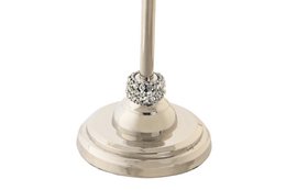 CANDELABRO ALUMINIO ACRILICO 10X10X25 CROMADO PV205280