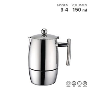 Espressokocher Premium für 3 Tassen