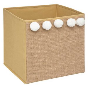 JUTE OPBERGBAK pompom