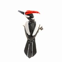 Handgemaakte METALEN GROOTSPOTSPECHT GROOT