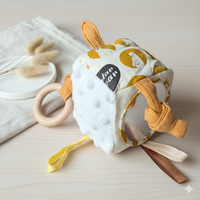 Adorable Soft Plush Activity Cube for Babies