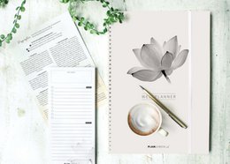 Prikkelarme A4 weekplanner 'Lotus' planboekje / werkboek met ringband