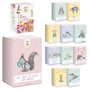 Organic Chai Wellness Tea with Ligarti motif of your choice