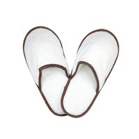 Slippers, 38/40 White/Taupe