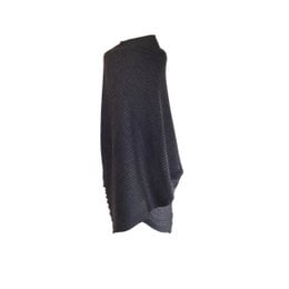 A plain-colored, ribbed stole in a variety of colors including blue, brown, gray, orange, red, and yellow. The stole has a soft, cozy texture and can be worn as a scarf or shawl.