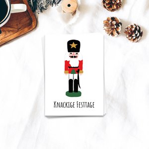 Knackige Festtage - Weihnachtskarte 10er Set