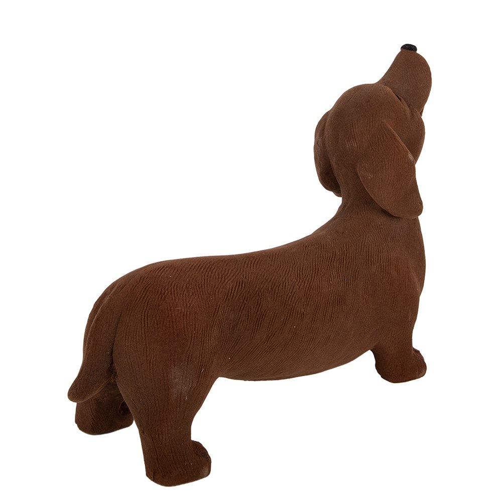 Decoratie Beeld Hond 40x14x33 cm Bruin Keramisch materiaal Teckel
