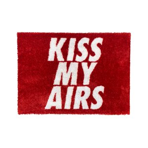 Sneaker vloerkleed / deurmat - Kiss my airs - Rood
