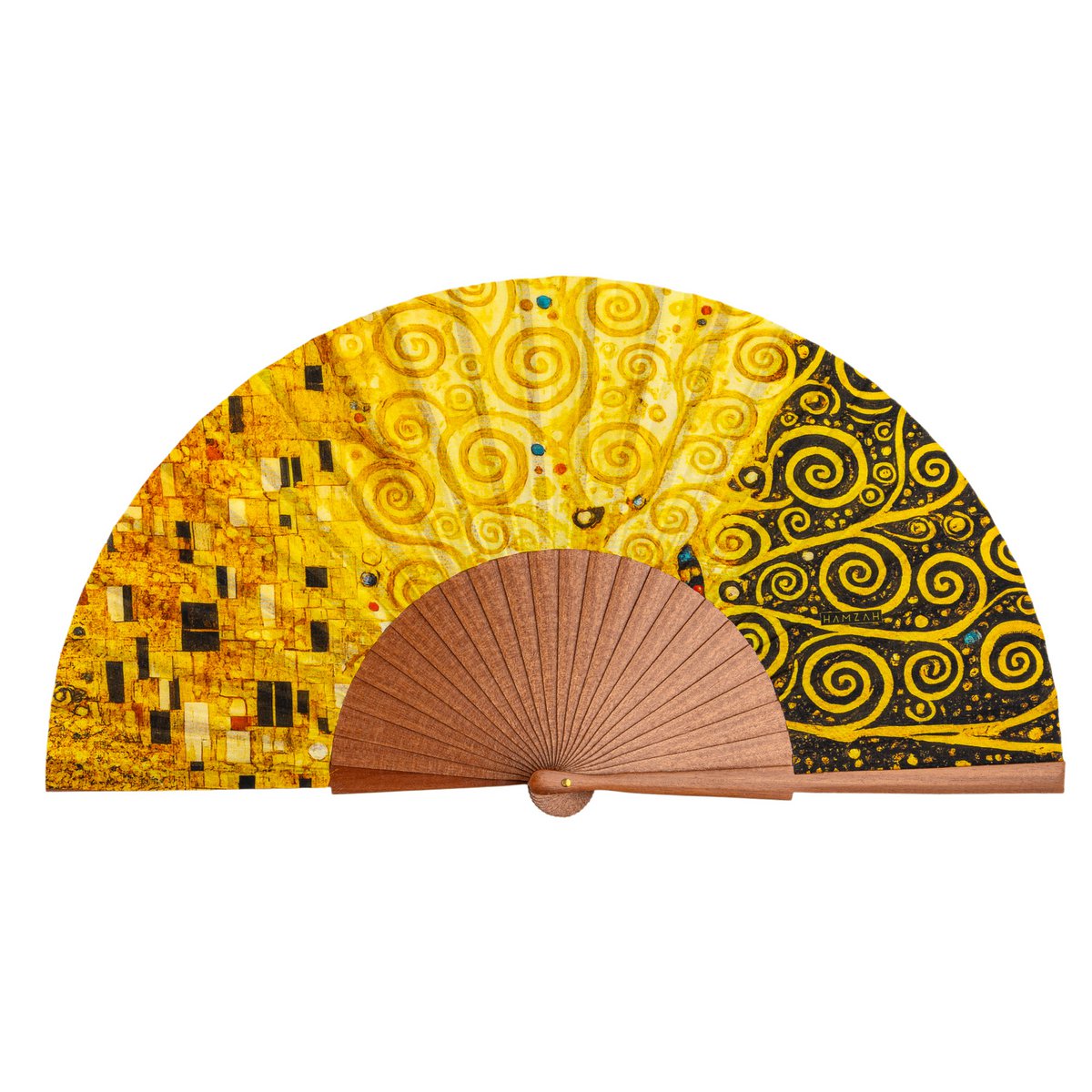 Gustav Klimt Print Hand Fan Tree of Life II
