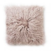 Valentine - Shansi cushion cover sheepskin_Pale Pink