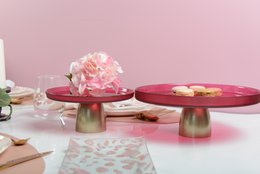 Raspberry Cake Dish Dore 28 cm