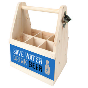 Biercaddy "SAVE WATER DRINK BEER"