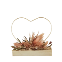 Flowerhoop hart 12cm