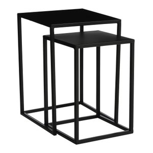 Side table set Goa Black