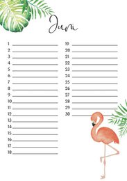 calendario di compleanno