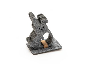 Häschenserviettenring-Set SITZEND, 6-tlg.