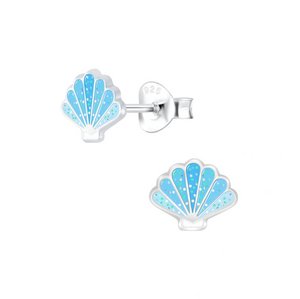 Sterling Silber Ohrstecker Muschel