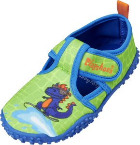 Aqua Schuhe Dino - blau / grün