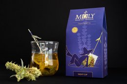 MΩLY "Night Cup" – Té de hierbas con tallo de hierbas naturales