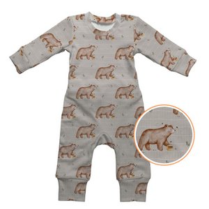 JF | playsuit rib honey bear sand