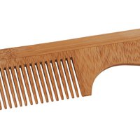 Haarkamm aus Bambus mit Griff