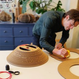 Karton DIY Lampenschirm