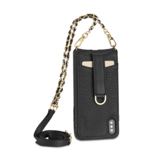 Victoria Crossbody iPhone X/Xs Leather Wallet Case, Fashionable Bumper for Cards and Cash