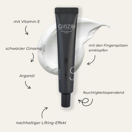 Moisturizing eye cream with ginseng, a nourishing formula to hydrate and revitalize the delicate eye area.