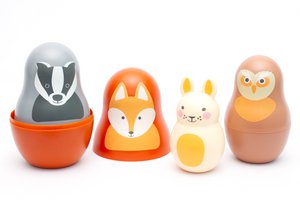 Woodland Friends Nesting Babies with Chiming Bo Bunny