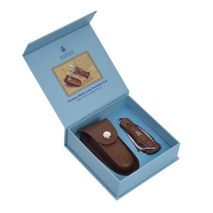 Sailor Zakmes - Geschenkdoos - Multifunctioneel mes - Geleverd met leren schede