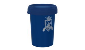 Royal Diamonds ronde voerbak met schroefdeksel