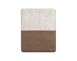 Felt & Washpapa iPad Sleeve - Stone Grey