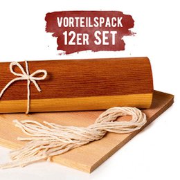 Premium BBQ Wood Wraps - 12 stk. i XL størrelse
